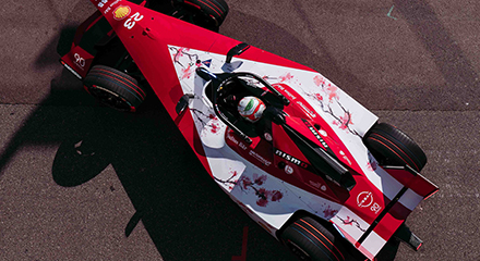 Formula E race Car